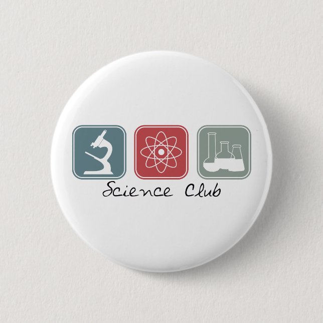 Science Club (Squares) Button (Front)
