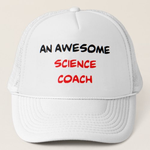 science coach2 awesome trucker hat