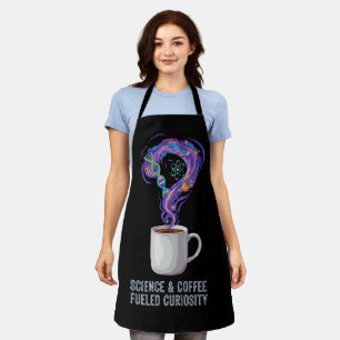  Science & Coffee Fueled Curiosity Apron