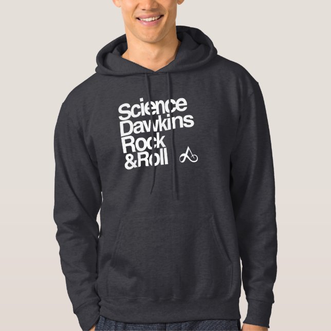 Science dawkins rock & roll hoodie (Front)