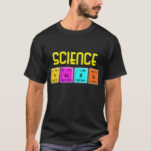 Science Day Biology Teacher Microscope Beaker Scie T-Shirt