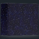 Science Deep Space Stars Universe Black Elegant 3 Ring Binder<br><div class="desc">Science Deep Space Stars Universe Black Modern Elegant Binder.</div>