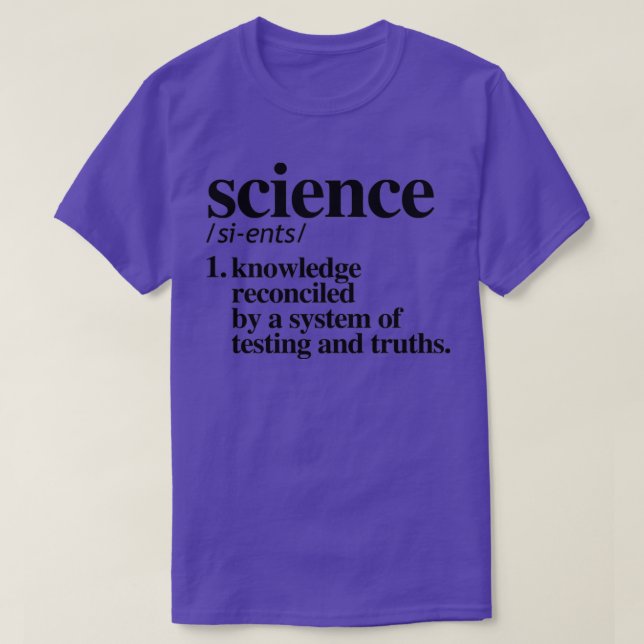 Science Definition  T-Shirt (Design Front)