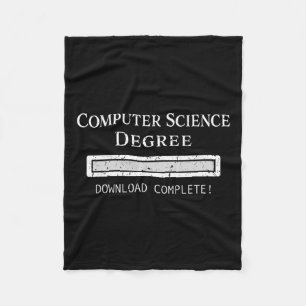 Science Degree Graduation  Fleece Blanket
