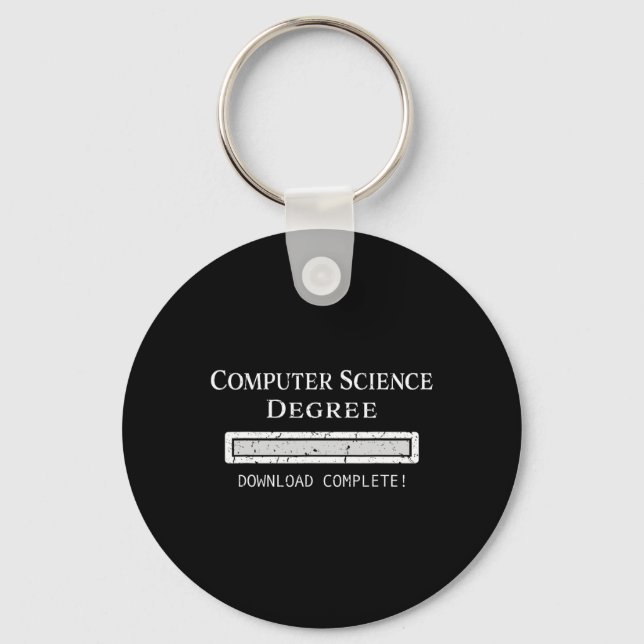 Science Degree Graduation  Keychain (Front)