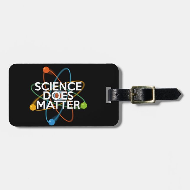 SCIENCE DOES MATTER LUGGAGE TAG (Front Horizontal)