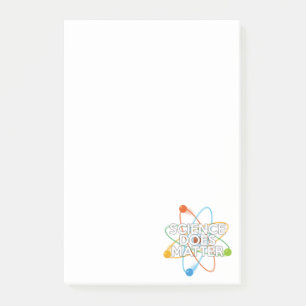 SCIENCE DOES MATTER POST-IT NOTES