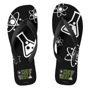 Science Doesn't Care Flip Flops