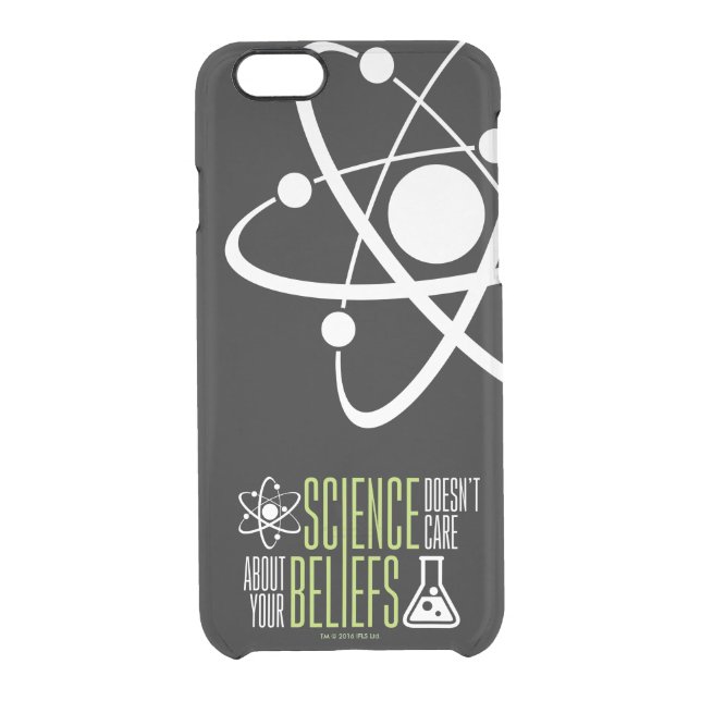Science Doesn't Care Uncommon iPhone Case (Back)