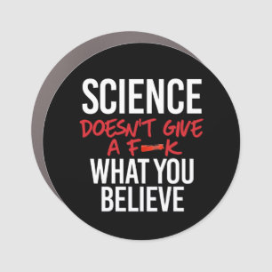 Science doesn't give a f--k car magnet