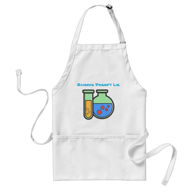 Science Doesn't Lie Chemistry Beakers Apron