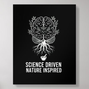 Science Driven Nature Inspired Botanical  Acrylic Photo Tile