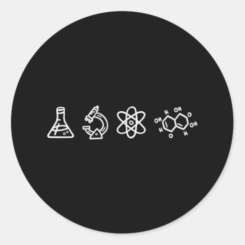 Science Elements Classic Round Sticker