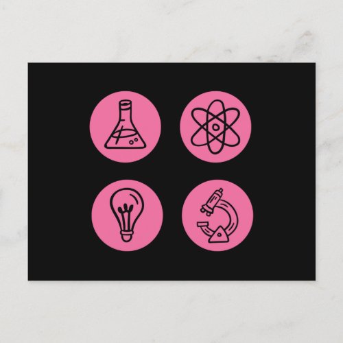 Science Elements Items Postcard