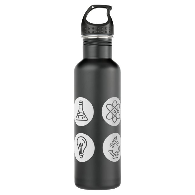 Science Elements Stainless Steel Water Bottle (Front)