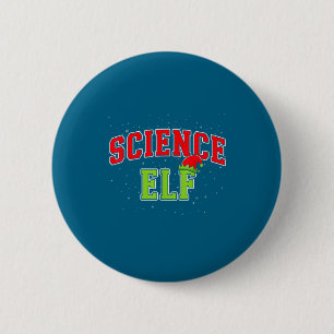 Science Elf Christmas Family Matching Group Xmas S Button