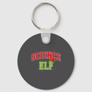 Science Elf Christmas Family Matching Group Xmas S Keychain