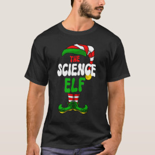 Science Elf Pajama Matching Group Christmas Holida T-Shirt