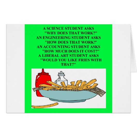 science engineering svvountant design cards (Front Horizontal)
