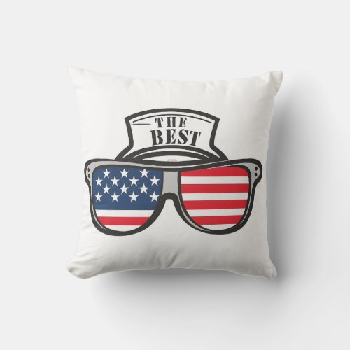 Science enthusiasts United States Throw Pillow