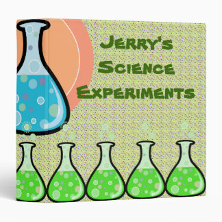 science experiment beakers notebook binder