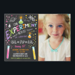 Science Experiment Birthday Invitation Girl<br><div class="desc">♥ A perfect way to invite your guests to your little one's birthday party!</div>