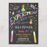 Science Experiment Birthday Invitation Girl<br><div class="desc">♥ A perfect way to invite your guests to your little one's birthday party!</div>