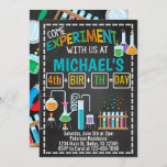 Science Experiment Birthday Party Invitation<br><div class="desc">Add a unique touch to your little ones birthday with this invitation!</div>