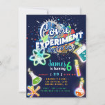 Science Experiment Invitation<br><div class="desc">Put on your lab coat because there will be explosive fun!! A very cool mad science party to celebrate the big day!! all slime is welcome just for one day! Hey science is fun!!</div>