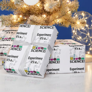 Science Experiment It's a Science Wrapping Paper
