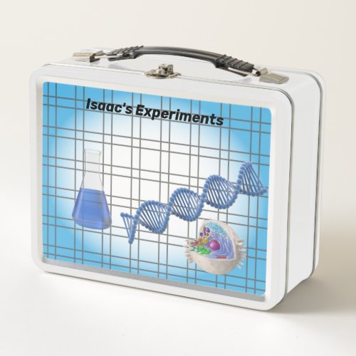 Science Experiment Metal Lunchbox