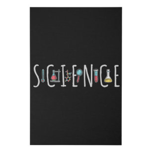 Science Faux Canvas Print