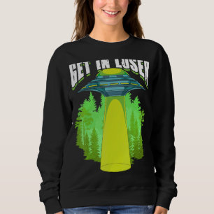 Science Fiction Alien Abduction Ufo Alien Sweatshirt
