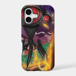 Science Fiction Alien Tripod Attack! iPhone 17 Case