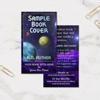 Science-Fiction Author Promotion Big Book Cover