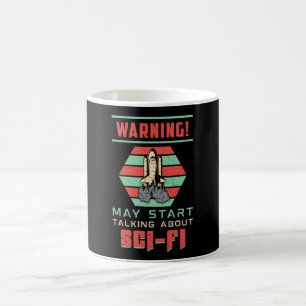 Science Fiction Day Space Alien Science Nerds Gift Coffee Mug