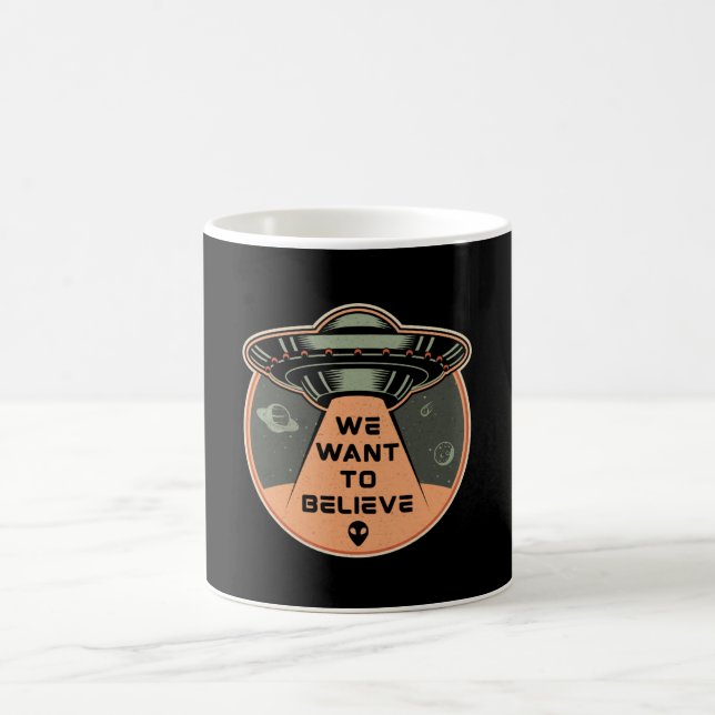 Science Fiction Day Space Science Alien Stars Gift Coffee Mug (Center)