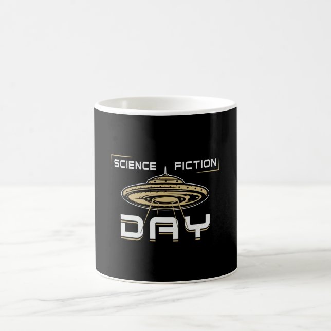 Science Fiction Day Stars Space Science Alien Gift Coffee Mug (Center)