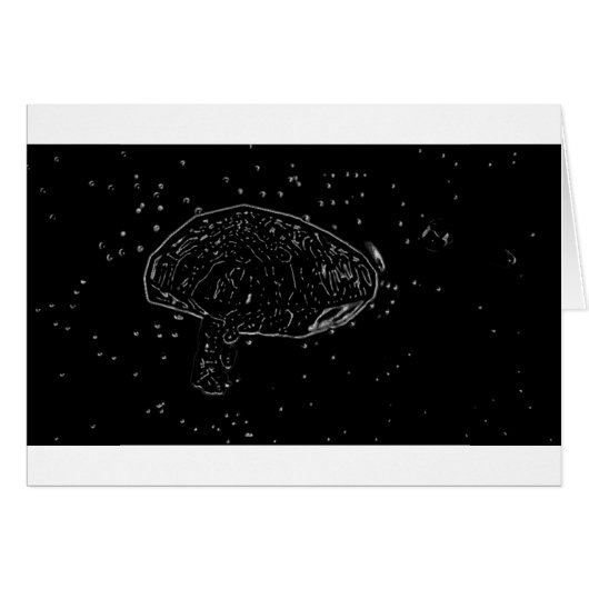 Science Fiction Flying Brain Cards (Front Horizontal)