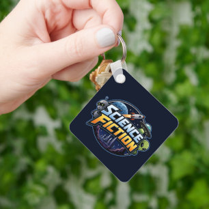 Science Fiction Genre Lovers Keychain