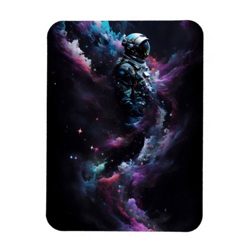 Science Fiction Outer Space Astronaut Lost Magnet