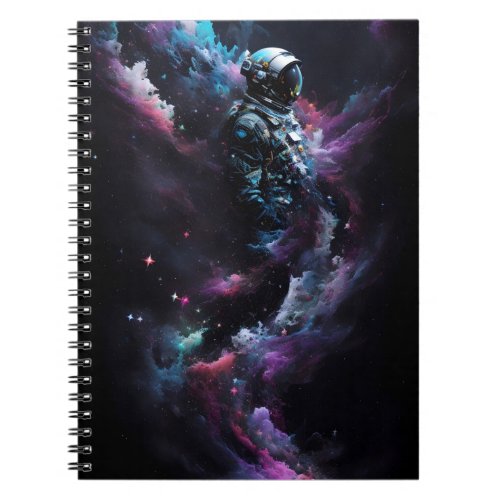 Science Fiction Outer Space Astronaut Lost Notebook