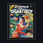 Science fiction quarterly spring 1942_Pulp Art Postcard<br><div class="desc">Talk about a blast from the past. Looking for vintage pulp magazine covers? We’ve got your back. Indulge in your vintage pulp art passion via our large assortment of pulp fiction art. Pulp Art features a variety of pulp covers from yesteryear. This product features Science fiction quarterly spring 1942_Pulp Art...</div>