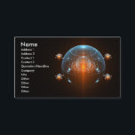 Science Fiction Spaceship Business Card<br><div class="desc">Computer generated fractal that simulates a spaceship. 

Personalize this to make it your own.</div>