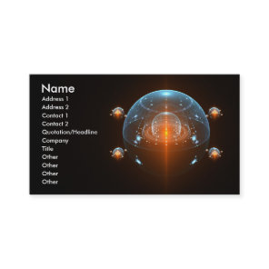 Science Fiction Spaceship Business Card