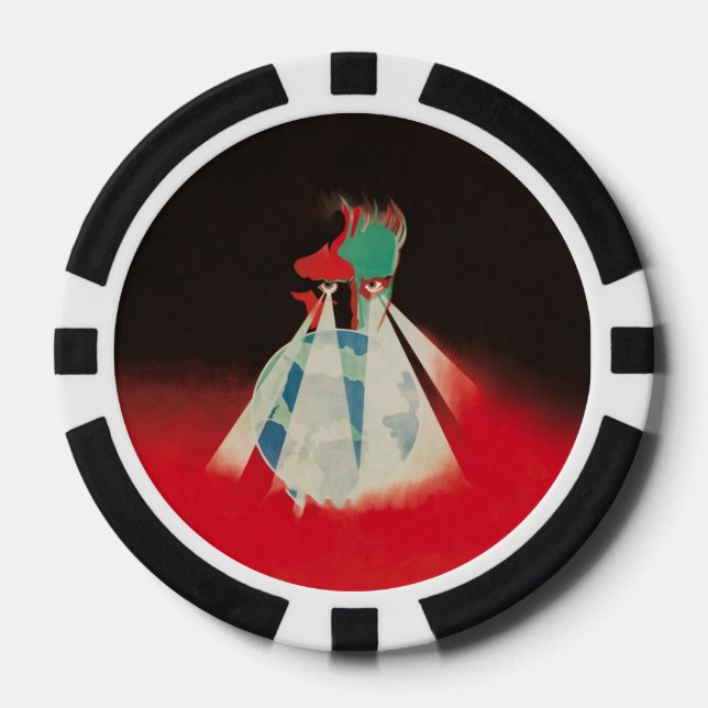 Science Fiction Stare - Poker Chips (Front)