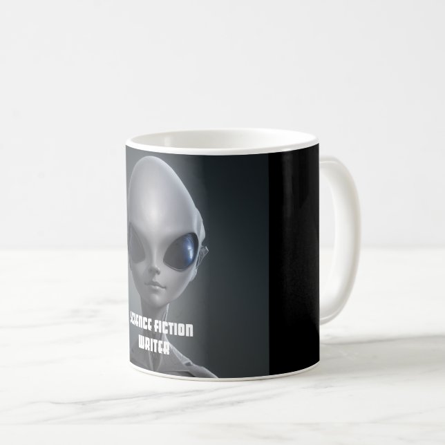 Science Fiction Writer Alien Sci-Fi Author Coffee Mug | Zazzle