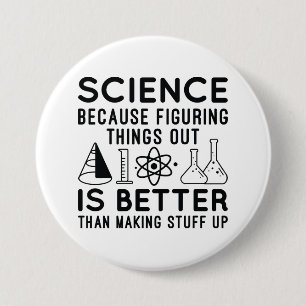 Science Figuring Things Out Button
