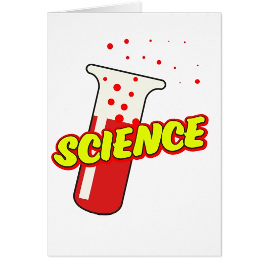 Science Flask Cartoon Cards (Front)