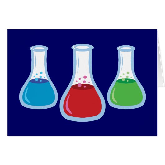 Science Flasks Cards (Front Horizontal)